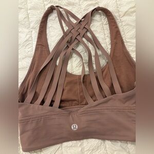 Lululemon dusty rose sports bra